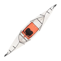 Beach LT Foldable Kayak - White